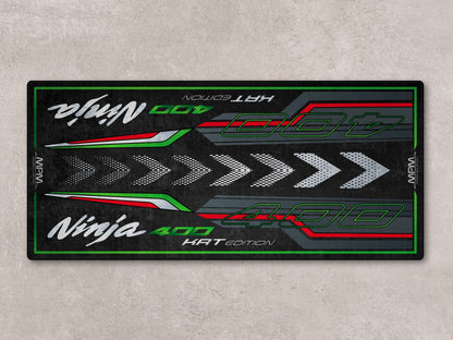 Designed Pit Mat for Kawasaki Ninja 400 KRT Edition Motorcycle - MM7387