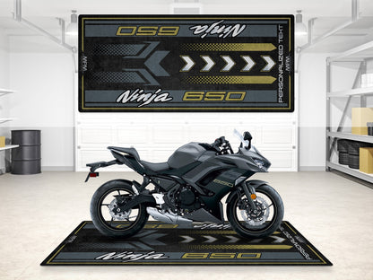 Designed Pit Mat for Kawasaki Ninja 650 Motorcycle - MM7388