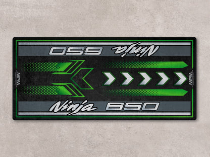 Designed Pit Mat for Kawasaki Ninja 650 Motorcycle - MM7388