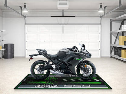 Designed Pit Mat for Kawasaki Ninja 650 Motorcycle - MM7388