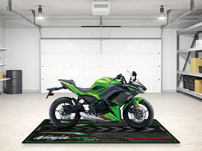 Designed Pit Mat for Kawasaki Ninja 650 KRT Edition Motorcycle - MM7389