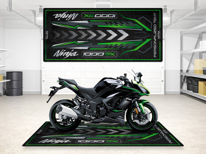 Designed Pit Mat for Kawasaki 1000SX Motorcycle - MM7390