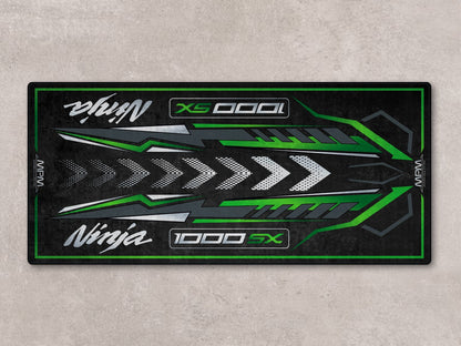 Designed Pit Mat for Kawasaki 1000SX Motorcycle - MM7390