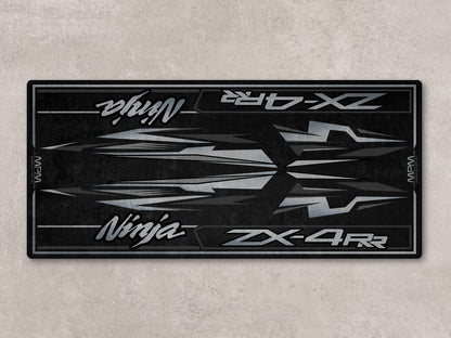 Designed Pit Mat for Kawasaki Ninja ZX-4RR Motorcycle - MM7392