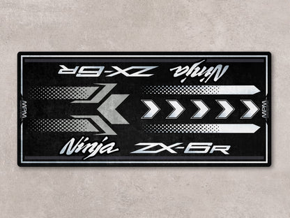 Designed Pit Mat for Kawasaki ZX-6R Motorcycle - MM7395
