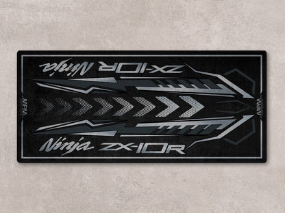 Designed Pit Mat for Kawasaki Ninja ZX-10R 2024 Motorcycle - MM7398