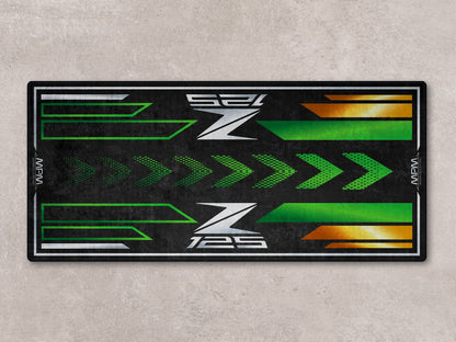 Designed Pit Mat for Kawasaki Z125 Motorcycle - MM7408