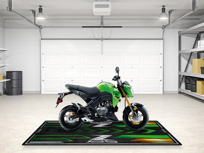 Designed Pit Mat for Kawasaki Z125 Motorcycle - MM7408