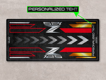 Designed Pit Mat for Kawasaki Z125 Motorcycle - MM7408