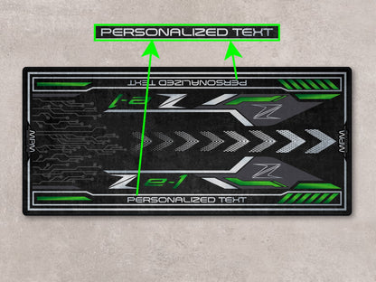 Designed Pit Mat for Kawasaki Z e-1 Motorcycle - MM7409