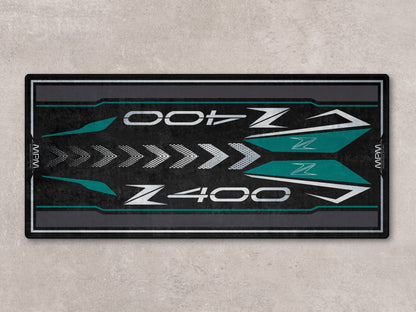 Designed Pit Mat for Kawasaki Z400 Motorcycle - MM7410