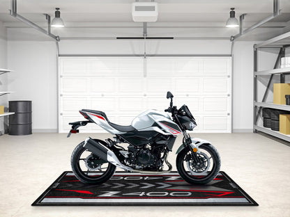 Designed Pit Mat for Kawasaki Z400 Motorcycle - MM7410