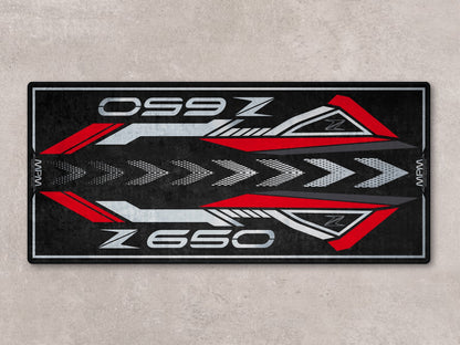 Designed Pit Mat for Kawasaki Z650 Motorcycle - MM7411