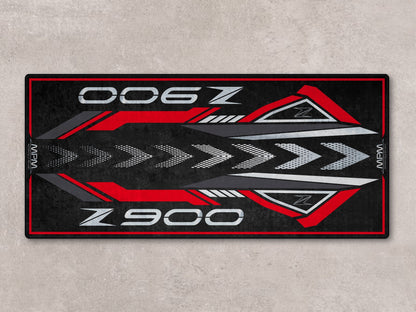 Designed Pit Mat for Kawasaki Z900 Motorcycle - MM7412