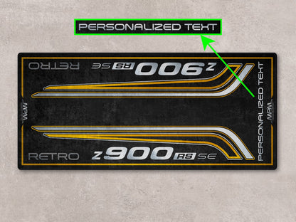 Designed Pit Mat for Kawasaki Z900RS SE Motorcycle - MM7417