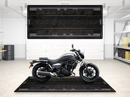 Designed Pit Mat for Kawasaki Eliminator Motorcycle - MM7422