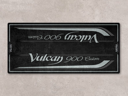 Designed Pit Mat for Kawasaki Vulcan 900 Custom Motorcycle - MM7427