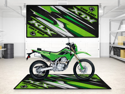 Designed Pit Mat for Kawasaki KLX Motorcycle - MM7432