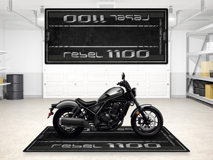 Designed Pit Mat for 2024 Honda Rebel 1100 Motorcycle - MM7438