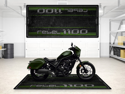 Designed Pit Mat for 2024 Honda Rebel 1100 Motorcycle - MM7438
