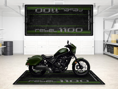 Designed Pit Mat for 2024 Honda Rebel 1100 Motorcycle - MM7438