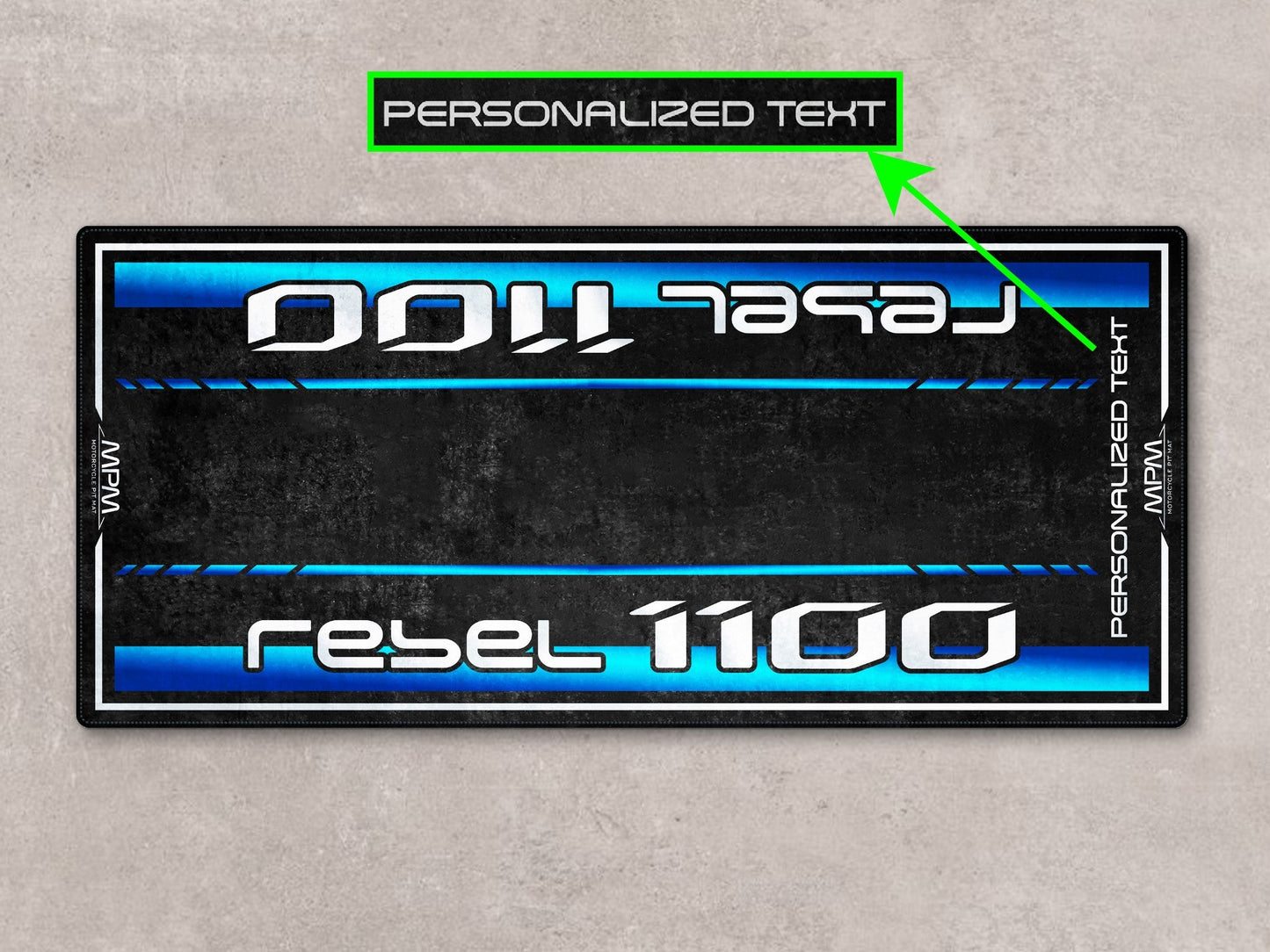 Designed Pit Mat for 2024 Honda Rebel 1100 Motorcycle - MM7438