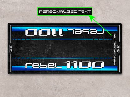 Designed Pit Mat for 2024 Honda Rebel 1100 Motorcycle - MM7438