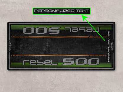 Designed Pit Mat for Honda Rebel 500 Motorcycle - MM7439