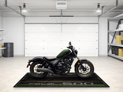 Designed Pit Mat for Honda Rebel 500 Motorcycle - MM7439