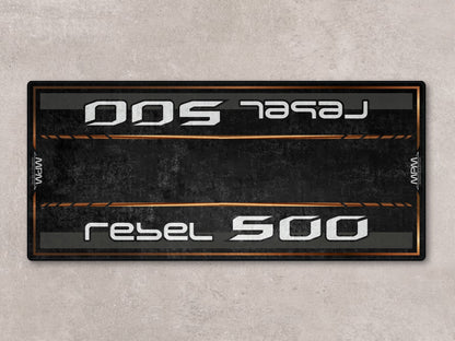 Designed Pit Mat for Honda Rebel 500 Motorcycle - MM7439