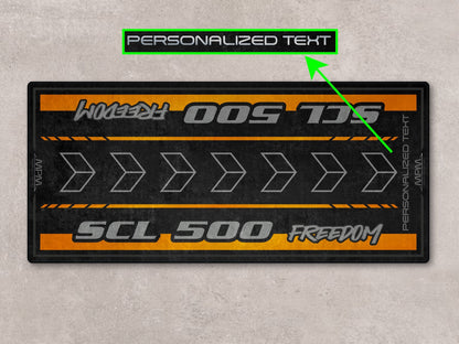 Designed Pit Mat for Honda SCL500 Motorcycle - MM7448