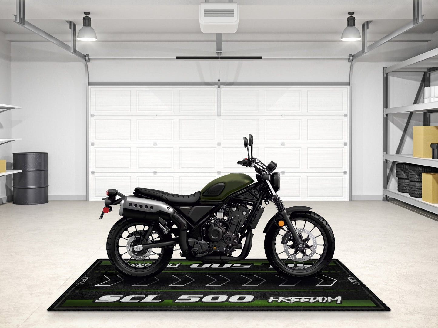 Designed Pit Mat for Honda SCL500 Motorcycle - MM7448