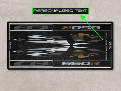 Designed Pit Mat for Honda CB650R Motorcycle - MM7449