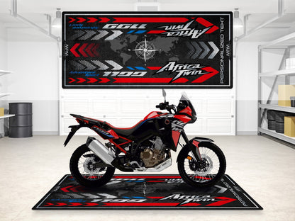 Designed Pit Mat for Honda Africa Twin Motorcycle - MM7452