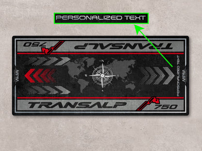 Designed Pit Mat for Honda Transalp 750 Motorcycle - MM7453
