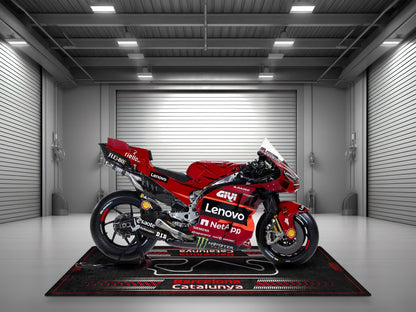 Barcelona-Catalunya Track Design Motorcycle Mat - U151