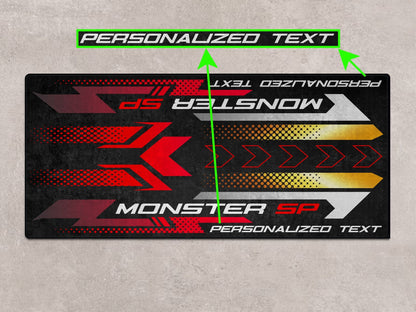 Designed Pit Mat for Ducati Monster SP Motorcycle - MM7196