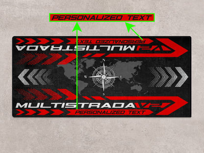 Designed Pit Mat for Ducati Multistrada V2 Motorcycle - MM7162