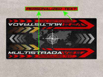 Designed Pit Mat for Ducati Multistrada V2 S Motorcycle - MM7163