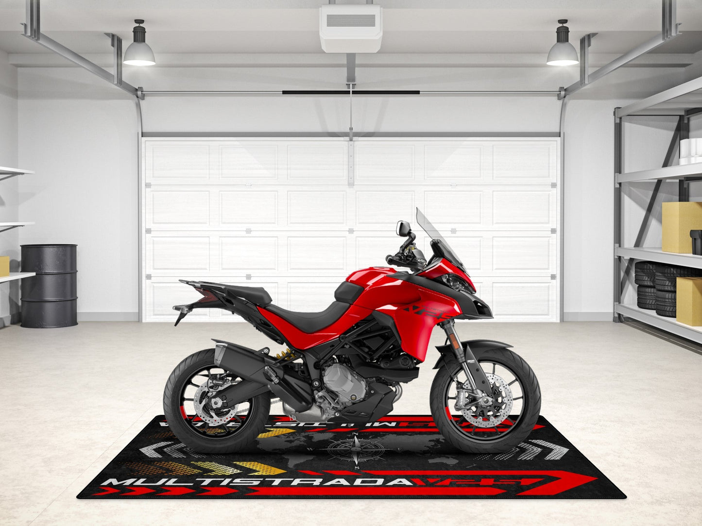 Designed Pit Mat for Ducati Multistrada V2 S Motorcycle - MM7163