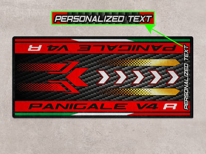 Designed Pit Mat for Ducati Panigale V4 R Motorcycle - MM7189