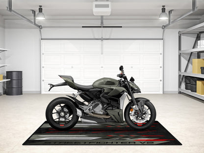 Designed Pit Mat for Ducati Streetfighter V2 Motorcycle - MM7258
