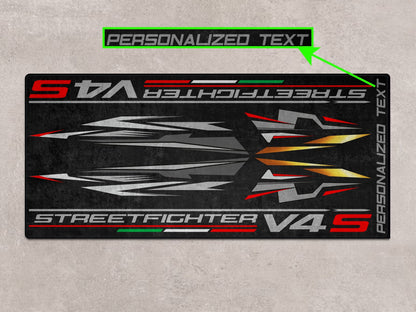 Designed Pit Mat for Ducati Streetfighter V4 S Motorcycle - MM7260