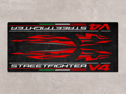 Designed Pit Mat for Ducati Streetfighter V4 Motorcycle - MM7259