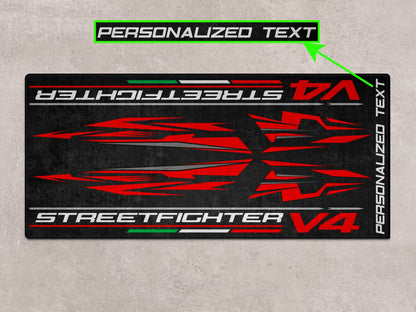 Designed Pit Mat for Ducati Streetfighter V4 Motorcycle - MM7259