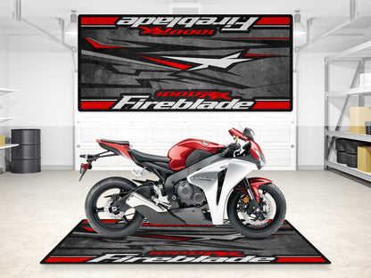 Designed Pit Mat for Honda CBR1000RR Fireblade Motorcycle - MM7243