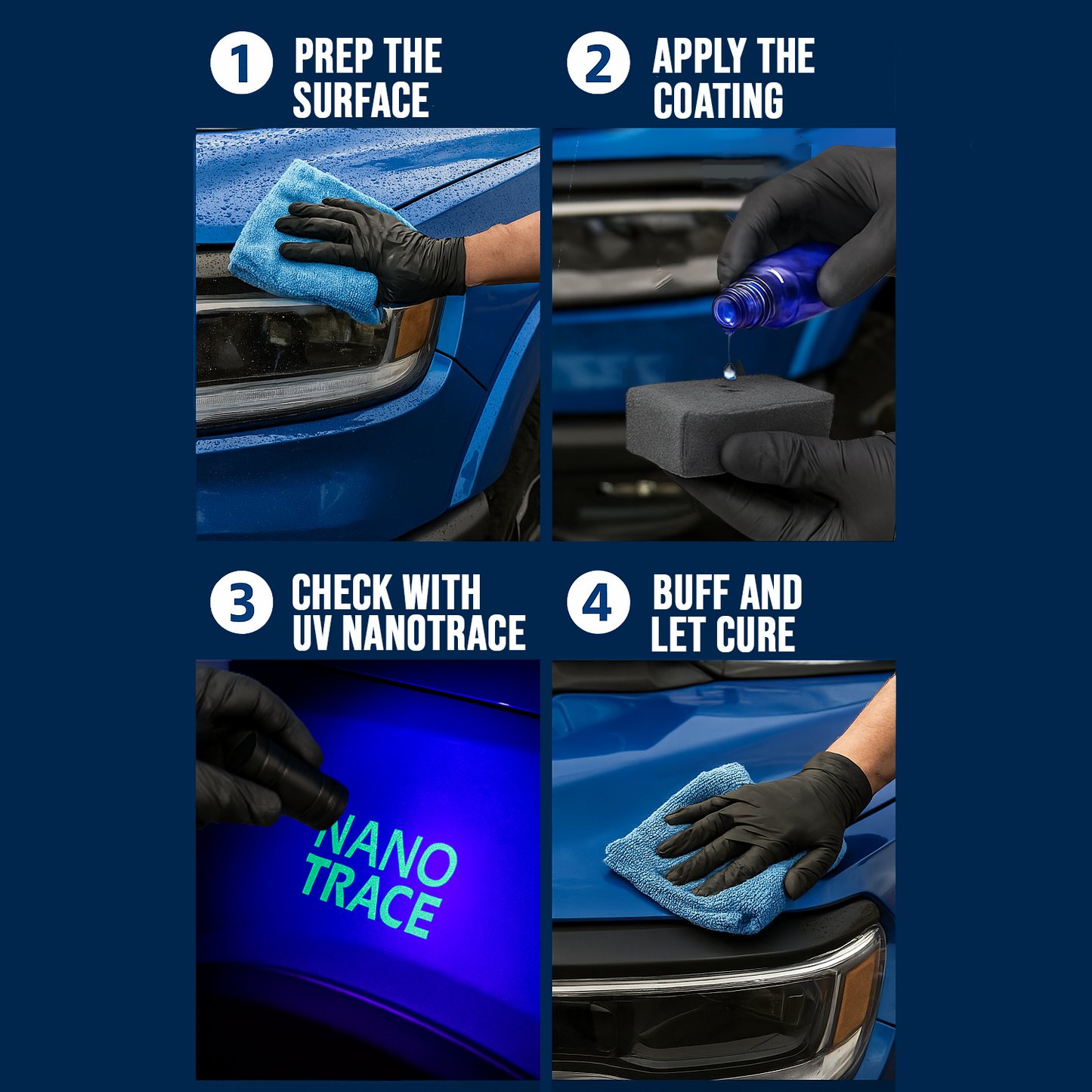Wash&Shine 66 Graphene infused Ceramic Coating with UV Trace Technology – 10H Protection & Shine 1 fl.oz.