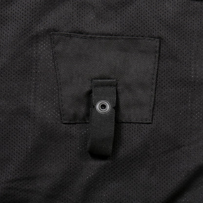 Hot Leathers JKM3009 Men's Classic Motorcycle Black Denim Long Sleeve Biker Shirt with Armor