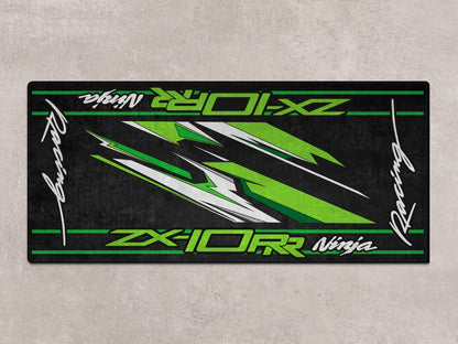 Designed Pit Mat for Kawasaki ZX-10RR Motorcycle - MM7267