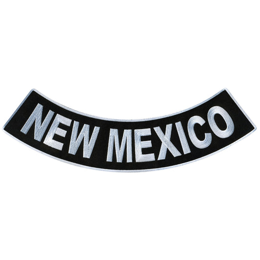 Hot Leathers New Mexico 12” X 3” Bottom Rocker Patch